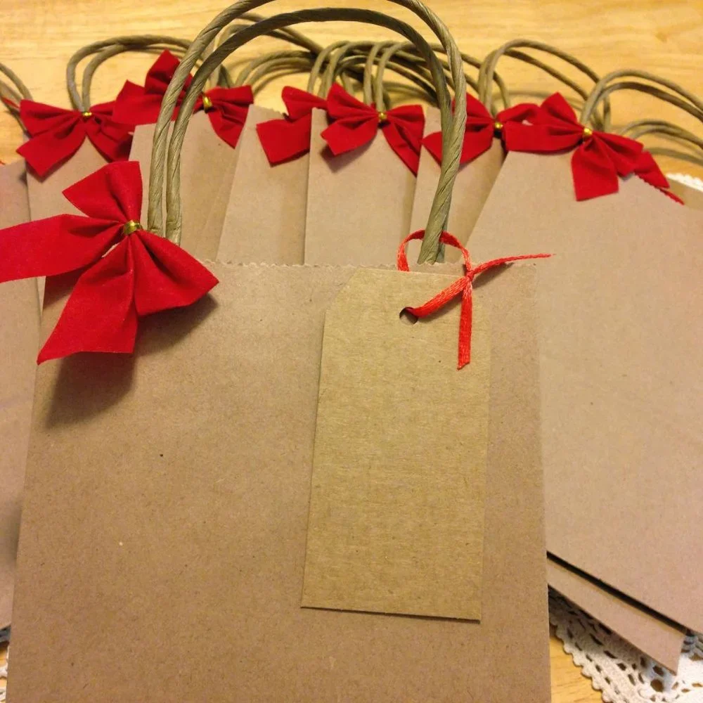 Farmhouse Rustic Christmas Bags Lot